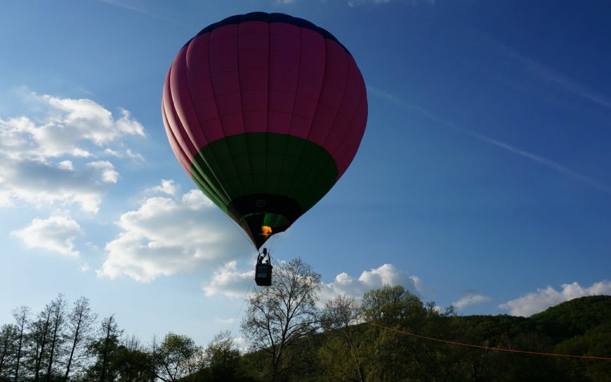 Воздушный шар на ранчо «Иноходец»